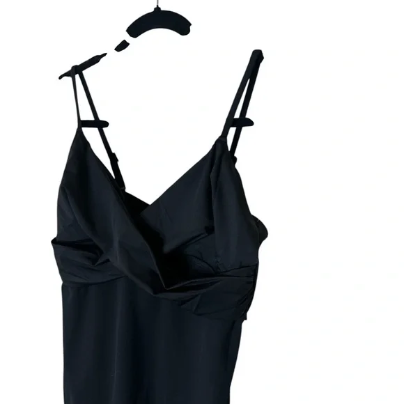 KNIX Sculpt Wrap One Piece Swimsuit- Black UPF 50- XL - Picture 7 of 13